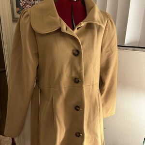 WEEK& Belted Coat tan lined